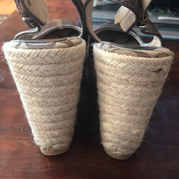 Coach Karissa wedge platform sling backs - Picture 4 of 6